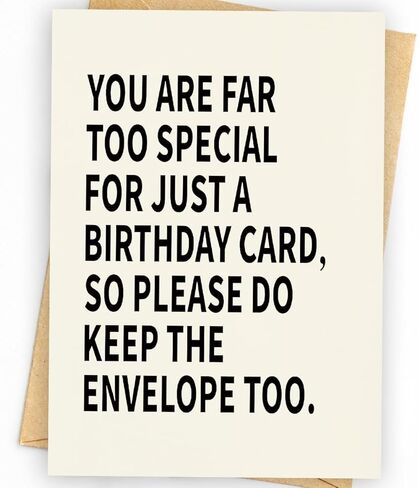 WowBefun Birthday Card for Men, Birthday Gift Men, Birthday Card Husband, Husband Birthday, Birthday Card Him, Birthday Card Dad, Birthday Card Grandpa, Birthday Card Friend, Funny (Beige) in Kuwait