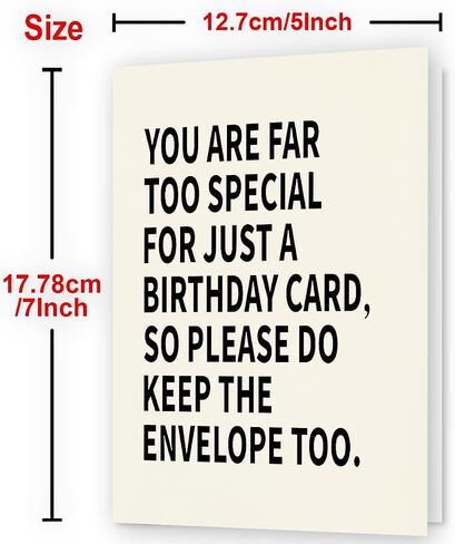 WowBefun Birthday Card for Men, Birthday Gift Men, Birthday Card Husband, Husband Birthday, Birthday Card Him, Birthday Card Dad, Birthday Card Grandpa, Birthday Card Friend, Funny (Beige) in Kuwait