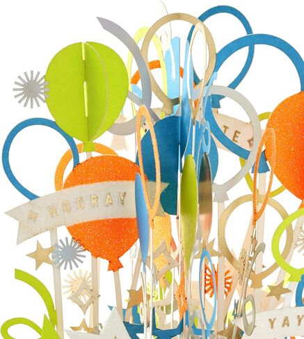 Hallmark Paper Wonder Birthday Pop Up Card (Balloons) in Saudi Arabia