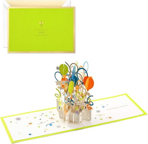 Hallmark Paper Wonder Birthday Pop Up Card (Balloons) in Saudi Arabia