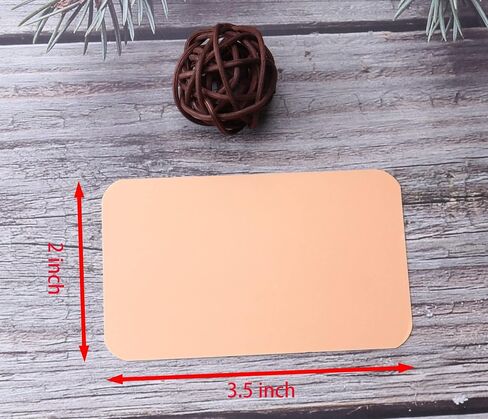 Sowaka 100 Pcs Mini Cards Blank Colorful Round Corner Cardboard Flash Word Message Index Tags Cards for Business Note Language Learning Art Craft Office Supplies (Black) in Kuwait