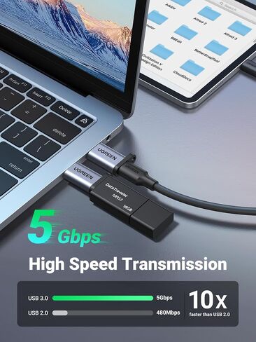 UGREEN USB C Female to USB Male Adapter Type C to USB A Charger Cable Converter Compatible with Apple Watch iPhone 15 14 13 AirPods 3 MacBook Samsung Galaxy Note Google Pixel etc in Kuwait