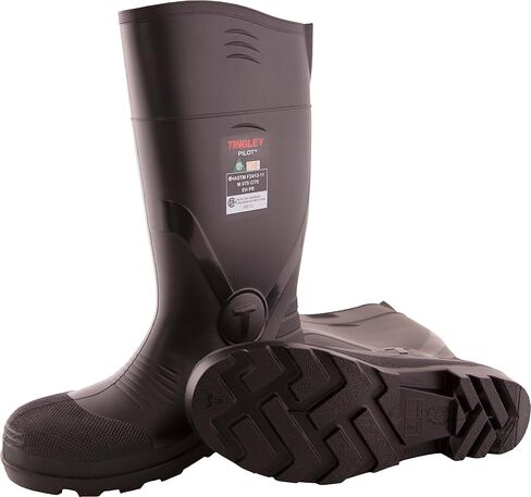 Tingley Pilot 31341 Safety Toe Puncture-Resistant Knee Boot, Mens 10 / Womens 12, Black in Saudi Arabia