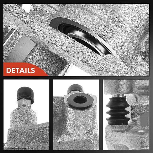A-Premium Rear Disc Brake Caliper Assembly with Bracket Compatible with Select Chrysler, Dodge, Jeep and Mitsubishi Models - 200 2011-2014, Cirrus, Sebring, Avenger, Caliber, Compass, Patriot, Lancer in Saudi Arabia