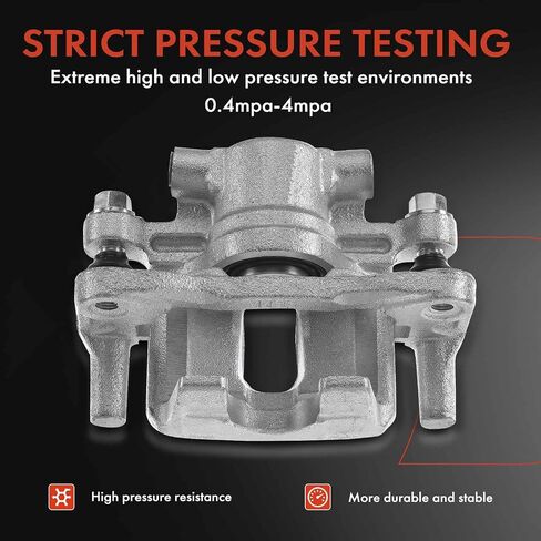 A-Premium Rear Disc Brake Caliper Assembly with Bracket Compatible with Select Chrysler, Dodge, Jeep and Mitsubishi Models - 200 2011-2014, Cirrus, Sebring, Avenger, Caliber, Compass, Patriot, Lancer in Saudi Arabia