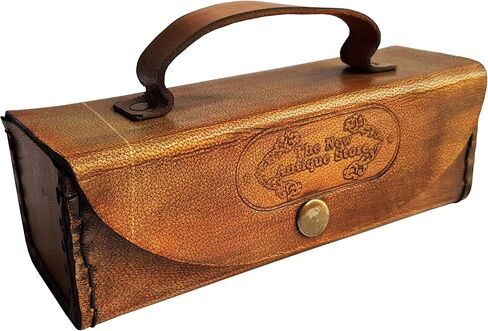 Brass Nautical - 12x Pirate's Functional Telescope | Made of Brass | Glass Optics | Captain's Spyglass| Camouflage Finish | 17in Long | 1Pc in Leather Case | Handheld Style Spyglass in Saudi Arabia