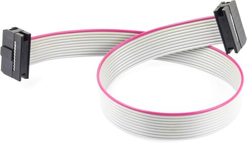 IDC Flat Ribbon Cable 10 Pin 2x5 2.0mm / 0.08" Pitch with Header Gray Color About 7.8" Long (Pack of 4pcs) in Saudi Arabia