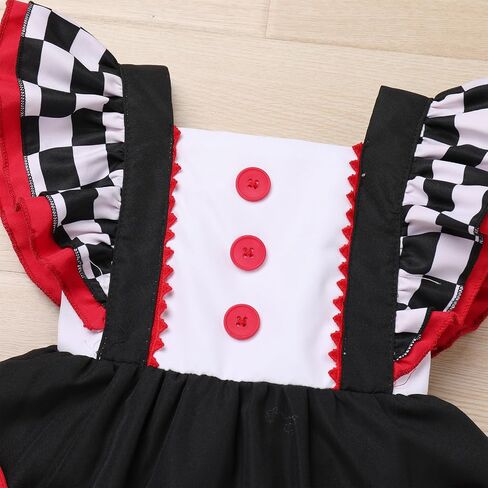 Baby Girl Princess Dress Cake Smash Birthday Tutu Dress Flutter Sleeve Red Heart Ruffle Tulle Bowknot Sundress Photo Shoot in Saudi Arabia