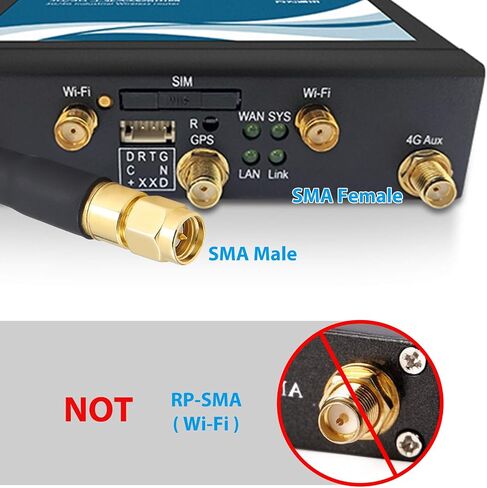 XRDS -RF 25ft SMA ذكر إلى SMA أنثى كابل تمديد محوري، 50 أوم KMR240 كابل محوري SMA منخفض الخسارة مع موصلات SMA لـ 3G/4G/5G/LTE/ADS-B/WiFi/Ham/راديو in Saudi Arabia