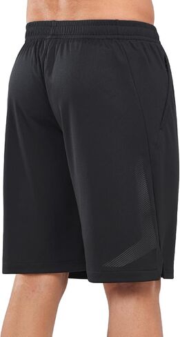 NORTHYARD Men's 10" Athletic Basketball Shorts with Zipper Pockets Quick Dry Lightweight Running Workout Mesh Gym Shorts in Saudi Arabia
