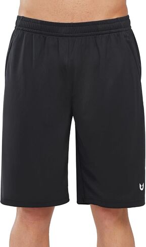 NORTHYARD Men's 10" Athletic Basketball Shorts with Zipper Pockets Quick Dry Lightweight Running Workout Mesh Gym Shorts in Saudi Arabia