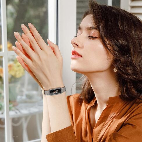 مناسب لأحزمة Fitbit Luxe/Luxe SE مع غطاء حماية ممتص للصدمات للنساء والرجال، أساور معصم بديلة من السيليكون الشفاف لساعة Fitbit Luxe Special Edition in Saudi Arabia