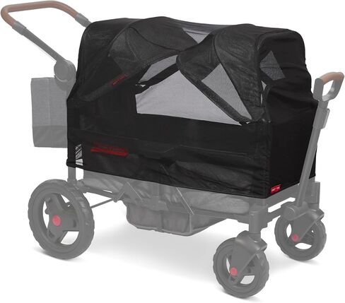 Radio Flyer Voya Quad Mosquito Net, for 4-Seat Wagon with High Sides | Voya Quad Wagon Compatible, Breathable Bug Net in Saudi Arabia
