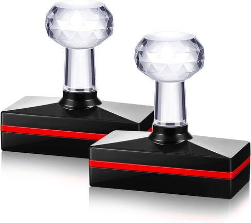 Ctosree 2 Pcs Jurat Stamp Notary Pre Ink Notary 0.98 x 2.56 Inches Notary Seal for Notarization in Saudi Arabia