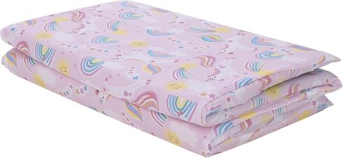 Everything Kids Sports Gray, Navy, Orange, and Brown Preschool Nap Pad Sheet in Saudi Arabia