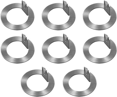 SAQXK Pack of 8 Trailer Wheel Spindle Tang Washer Fits for EZ Lube Spindle Axle 2K to 7K Replacement Spindle Tang Washer Inner Diameter 1" in Kuwait