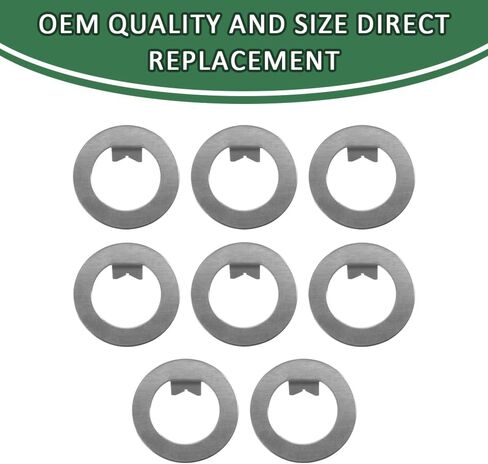 SAQXK Pack of 8 Trailer Wheel Spindle Tang Washer Fits for EZ Lube Spindle Axle 2K to 7K Replacement Spindle Tang Washer Inner Diameter 1" in Kuwait
