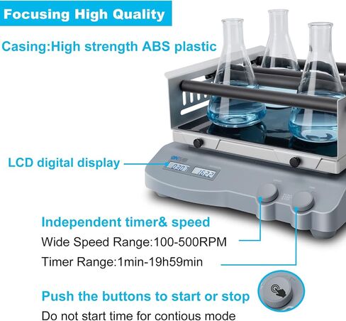 ONiLAB LED Digital 3D Shaker Adjustable Speed 10-70RPM, Angel 9° in Saudi Arabia