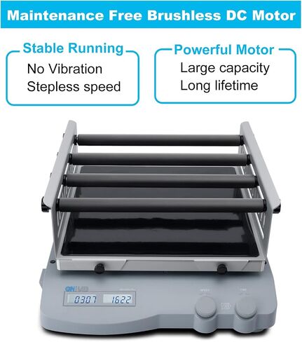 ONiLAB LED Digital 3D Shaker Adjustable Speed 10-70RPM, Angel 9° in Saudi Arabia