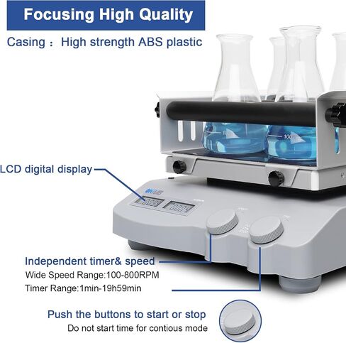 ONiLAB LED Digital 3D Shaker Adjustable Speed 10-70RPM, Angel 9° in Saudi Arabia