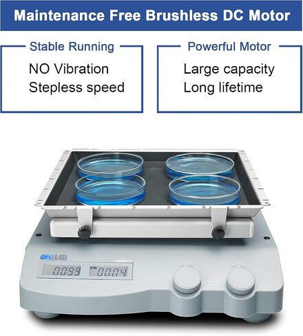 ONiLAB LED Digital 3D Shaker Adjustable Speed 10-70RPM, Angel 9° in Saudi Arabia