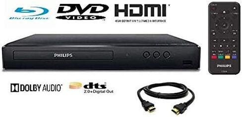 Philips BDP1502 Blu-Ray Disc / DVD Player with DVD Video upscaling to HD and 6FT HDMI Cable Included (Renewed) in Saudi Arabia