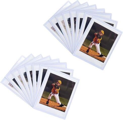 3.5 x 4.25" Polaroid Magnetic Picture Frame, Fridge Magnet Frame for Polaroid Now i-Type/600/SX-70/OneStep+/Instax Wide 300/200 Films, Polaroid Display Frame, Locker Decoration, 10 Pack in Saudi Arabia