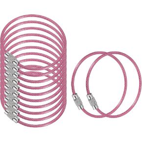 PATIKIL Wire Keychain Cable, Key Ring Loop Wire in Saudi Arabia