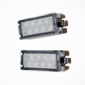 LED License Plate Light for 2014-2020 J'eep Grand Cherokee Compass Patriot Number Lamp Powered by 8-SMD White LED OEM # 68228930AA, 68228931AA in Kuwait