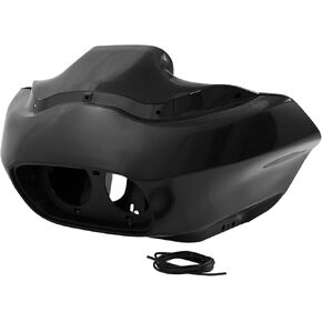XMT-MOTO Front Upper Outer and Inner Fairing Kit Fit for Harley Davidson Touring Road Glide FLTR 1993-2013 GLOSS BLACK in Saudi Arabia