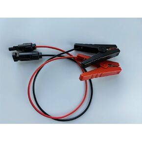 HU YINGC 12 AWG Solar Panel Charging Adapter Cable, Crocodile Clip to MC4 Connector - 60CM, Red, Compatible with Power Station & Solar Panel Charger in Kuwait