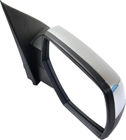 Garage-Pro Driver & Passenger Side Non-Electric Mirrors for Chevrolet Silverado 1500 GMC Sierra 1500 2014-2018 Manual Fold Without Signal Light, Blind Spot Monitor, Memory & Puddle Lamp Chrome in Saudi Arabia
