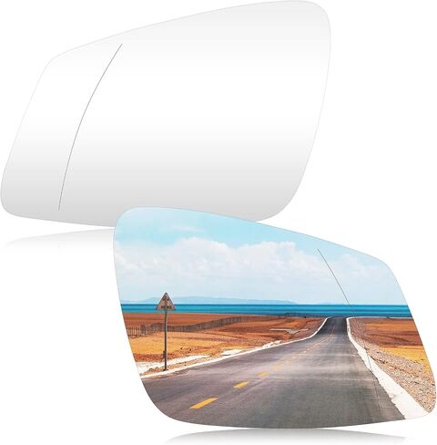 مرآة الرؤية الخلفية للجانب الأيسر والأيمن تناسب 2010-2019 BMW 228i 320i 328d 335i 535d 535i 740i 740Ld 760Li i3 M2 M235i M240i M3 M6 X1 GT xDrive Gran Coupe والمزيد 1 زوج ملاحظة فقط لـ 2-PIN in Saudi Arabia