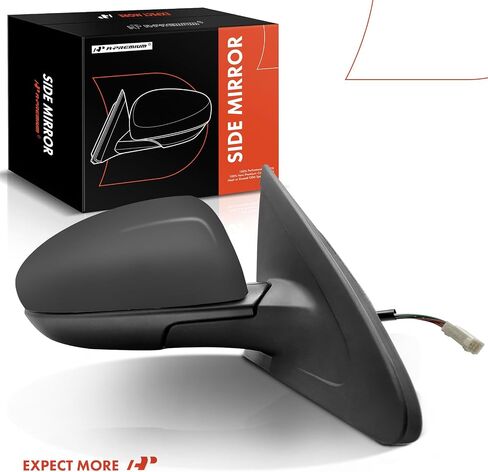 مرآة باب كهربائية جانبية للركاب من A-Premium - متوافقة مع Mazda 3 2010 2011 2012 2013 - مرآة رؤية خلفية خارجية قابلة للطي يدويًا ساخنة - استبدال # BBM56912ZL in Saudi Arabia