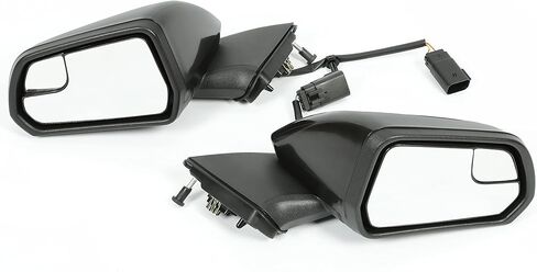 KUAFU Power Mirror Compatible with 2015-2020 Ford Mustang Replacement for FR3Z17682M-PFM FR3Z17D742AAPTM FR3Z17683L-PFM FR3Z17D743AAPTM Paintable Pair 3 Pins in Saudi Arabia