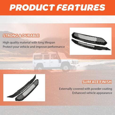 Kojem Upper + Lower Grille Compatible with 2018-2023 Ford Mustang GT Ecoboost Grill Bullitt Style Glossy Black Honeycomb in Saudi Arabia