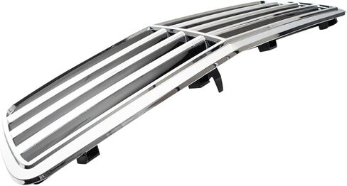TRQ Front Grille Black & Silver Compatible with 2003-2007 Mercedes-Benz C230 2001-2005 C240 2006-2007 C280 2002-2004 C32 AMG 2001-2004 C320 C350 MB1200117 MB1200143 in Saudi Arabia