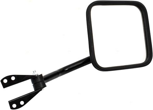 مرآة يدوية لـ 1959-1983 CJ5 6.75 بوصة × 6.75 بوصة مفصل للزجاج الأمامي مثبت لـ 1959-1975 CJ6 لـ 1976-1986 CJ7 لـ 1981-1986 جهاز تشويش إذاعي لـ 1987-1995 Wrangler لـ 1959-1966 DJ3 لـ 1965-1983 DJ5 يسار in Saudi Arabia