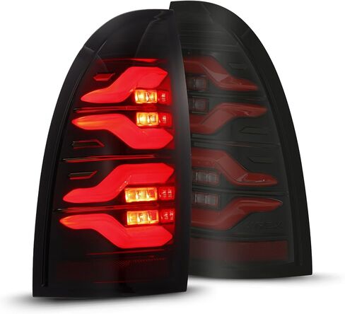 Alpharex لـ 05-15 Tacoma LUXX-Series مصابيح LED خلفية ألفا-أسود in Kuwait