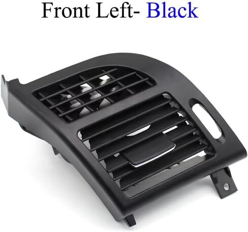 Compatible with Mercedes Benz E Class W211, Front Left Air Vent Outlet Cover, Interior AC Air Conditioning Grille Panel Trim Replacement 2003 2004 2005 2006 2007 2008 (Black, Left) in Saudi Arabia