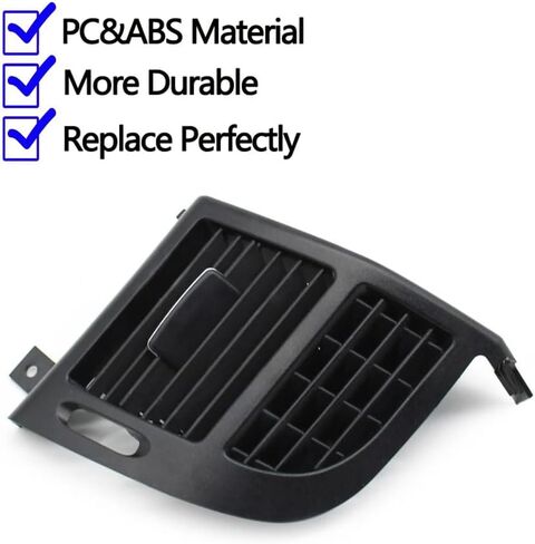 Compatible with Mercedes Benz E Class W211, Front Left Air Vent Outlet Cover, Interior AC Air Conditioning Grille Panel Trim Replacement 2003 2004 2005 2006 2007 2008 (Black, Left) in Saudi Arabia