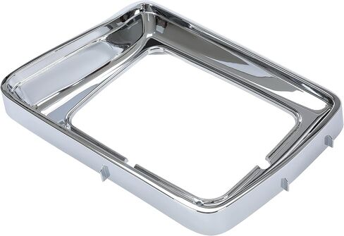 الشبكة الأمامية وإطار المصباح الأمامي من HECASA متوافق مع 1978-1979 Ford Bronco F100 F150 F250 F350 لاستبدال FO1200111 D8TZ8150C FO2513115 FO2512114 كروم فضي in Saudi Arabia