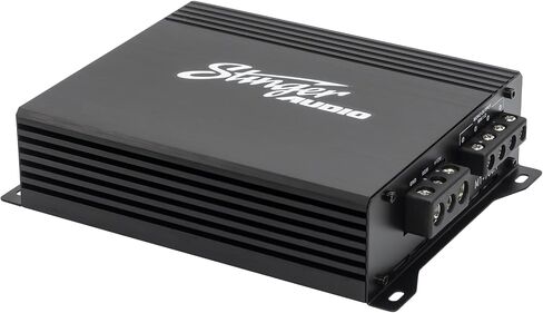 STINGER Audio MT-1000.1v2 Monoblock 1000 Watt RMS Car Audio Compact Subwoofer Amplifier w/Remote Subwoofer Level Control Bass Knob, Class D, Hexfet Mosfet, Subsonic Filter, Low-Pass Filter in Kuwait