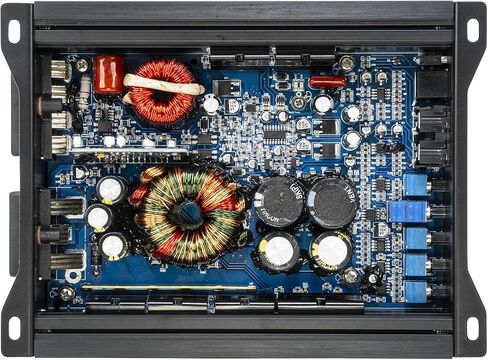 STINGER Audio MT-1000.1v2 Monoblock 1000 Watt RMS Car Audio Compact Subwoofer Amplifier w/Remote Subwoofer Level Control Bass Knob, Class D, Hexfet Mosfet, Subsonic Filter, Low-Pass Filter in Kuwait