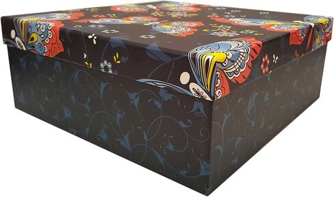 ALEF Elegant Decorative Themed Nesting Gift Boxes -3 Boxes- Nesting Boxes Beautifully Themed and Decorated - Perfect for Gifts or Simple Decoration Around the House! (Sparkle Line Pattern) in Saudi Arabia