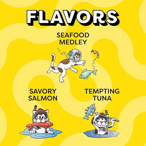 Temptations Classics and MixUps Crunchy and Soft Cat Treats Variety Mega Pack, (4) 6.3 oz. Pouches in Kuwait