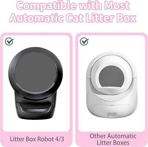 ANWA 40 Count Automatic Litter Box Bags, Litter Box Robot 4/5 Waste Bags in Saudi Arabia