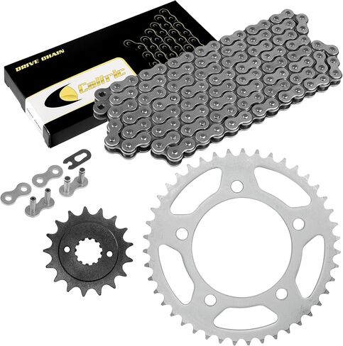 Caltric Drive Chain & Sprockets Kit Compatible with Honda VT750Dc Shadow Spirit 750 2000 2001 2002 2003 in Saudi Arabia