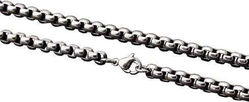 vogueteen Men Pagan Wicca Inverted Star Pentagram Stainless Steel Pendant Necklace Chain in Kuwait