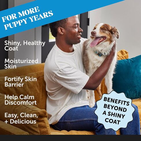 Pet Honesty Cat Skin & Coat Health Crunchy & Creamy Chews - Omegas, Vitamin C + E, Biotin Supplement, Soothes Skin and Promotes Shiny Coat, Cat Supplements & Vitamins - Chicken (30-Day Supply) in Kuwait